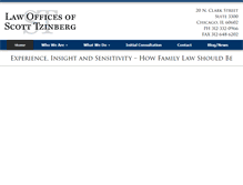 Tablet Screenshot of divorcelawyerchicago.com